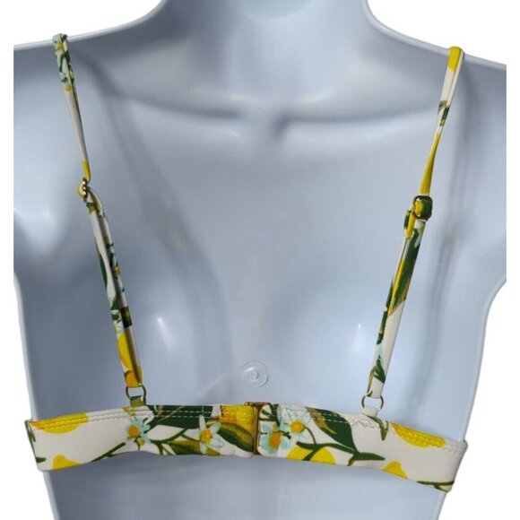 Cabana del Sol Womens Bikini Top ONLY Sz L Lemons - Picture 3 of 7
